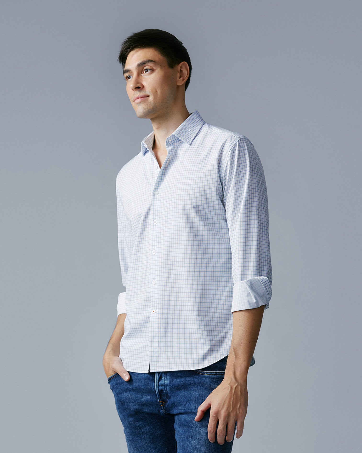 FINAL SALE - Performance Dress Shirt - Trim Fit